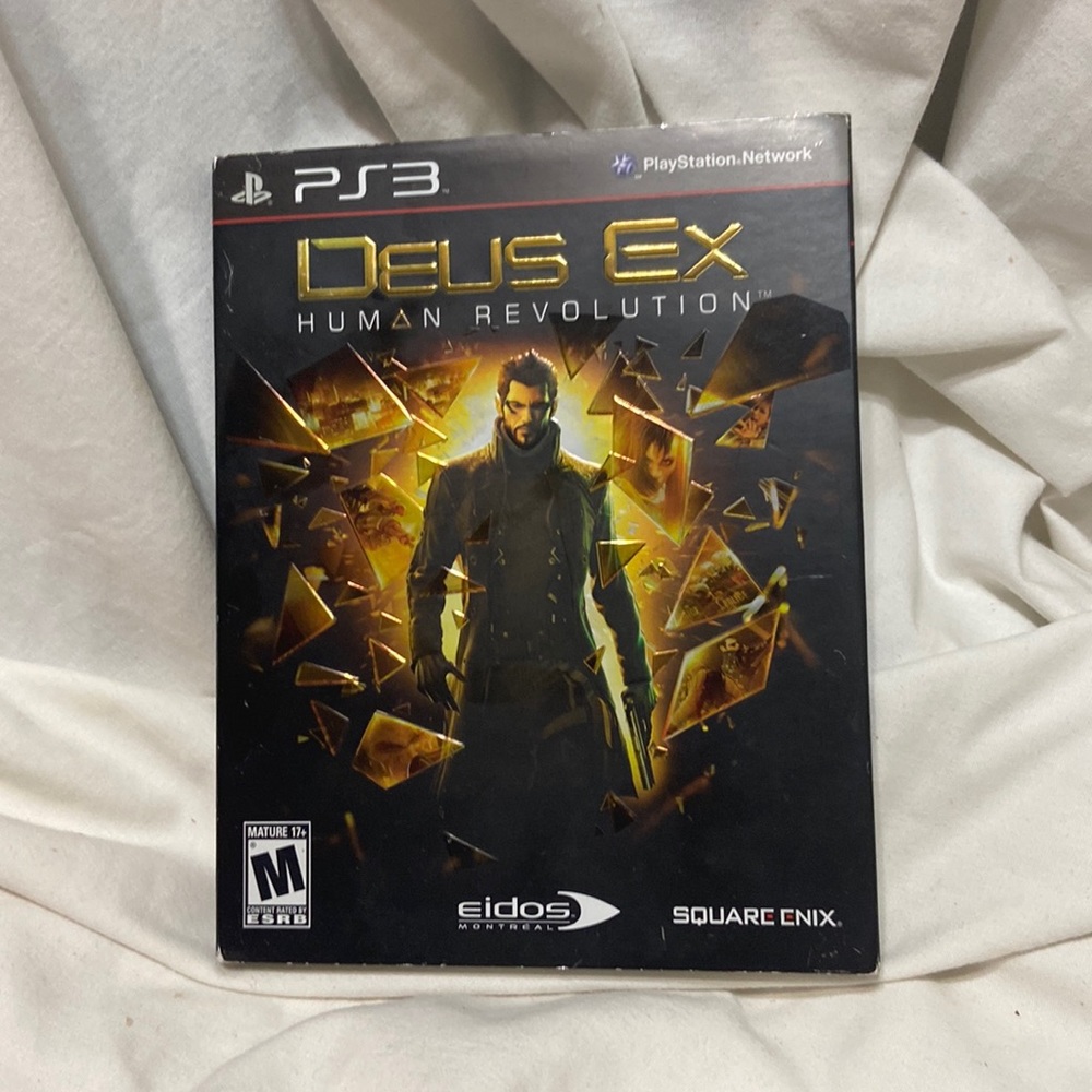 PS3 DEIS EX Human Revolution disc w/manual